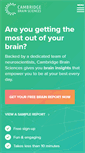 Mobile Screenshot of cambridgebrainsciences.com